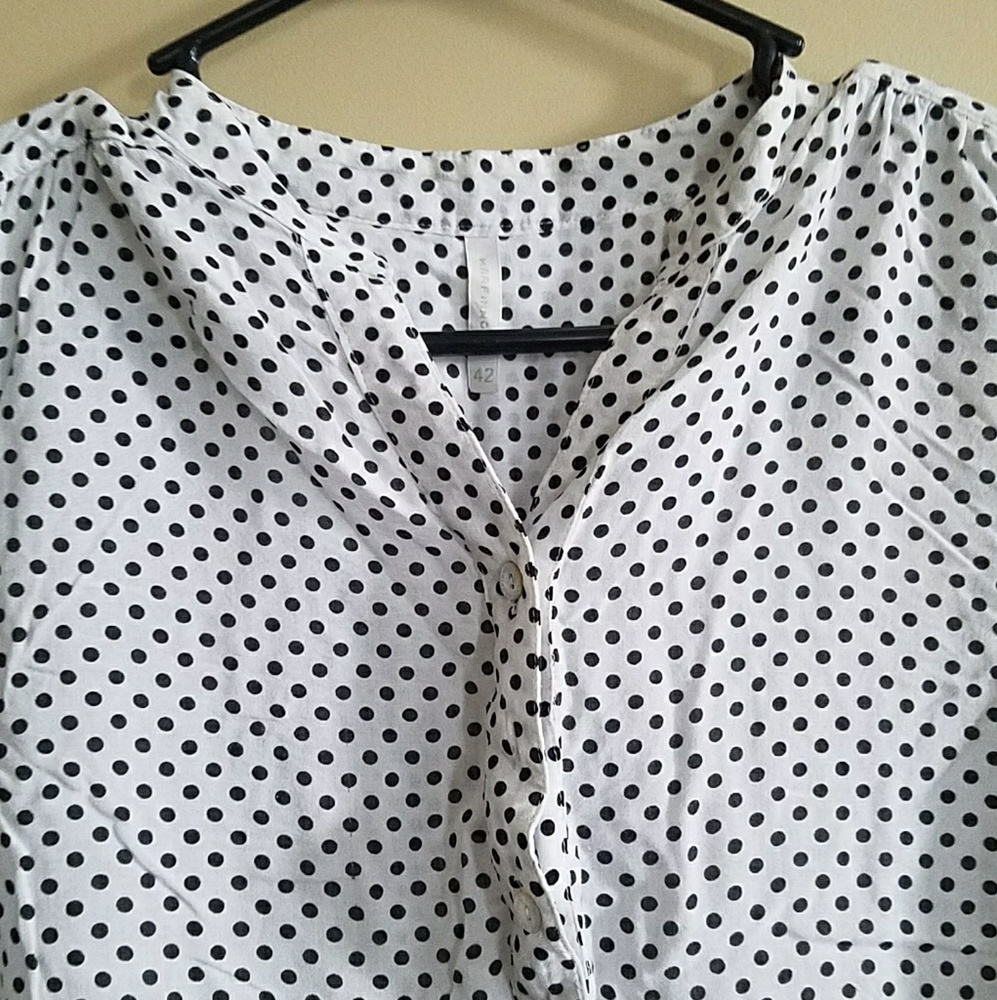 Marfinno polka dots shirt size L (42 BRA)!